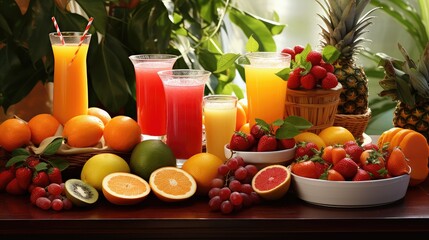 beverage table juice drink fruit illustration fresh orange, refreshment ice, background cup...