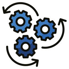 Efficiency Icon Element For Design