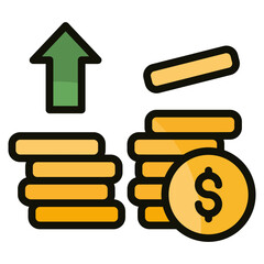 Revenue Icon Element For Design