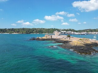 .St. Aubin's Fort, Jersey drone,aerial