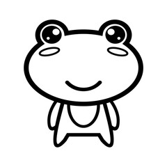 cute coloring book cute animals page