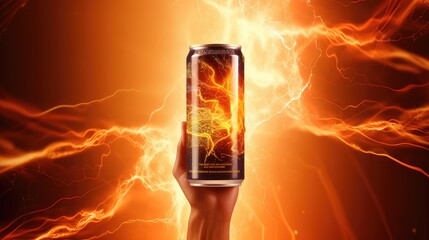 bottle can energy drink product illustration beverage liquid, brand action, water closeup bottle can energy drink product - obrazy, fototapety, plakaty