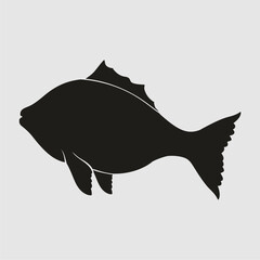 Collection of fish silhouettes Good to use for symbols, logos, web icons, mascots, signatures or any design you want.