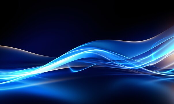 futuristic blue lines with lines graphic vector, dynamic energy flow, futuristic spacecraft design, glowing lights