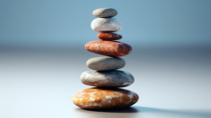 Fototapeta na wymiar balancing stones, zen stones 