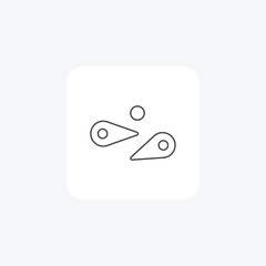 Arcade gaming, thin line icon, grey outline icon, pixel perfect icon