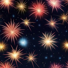 Fototapeta premium Fireworks in the sky