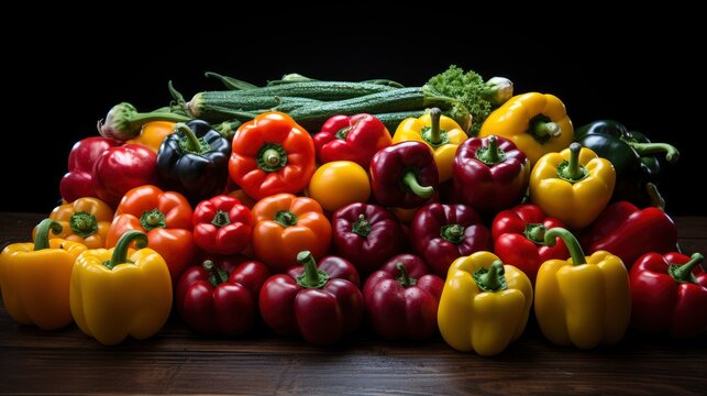 Fresh Vegetables Fruits Seeds On Black , Background Images , Hd Wallpapers, Background Image