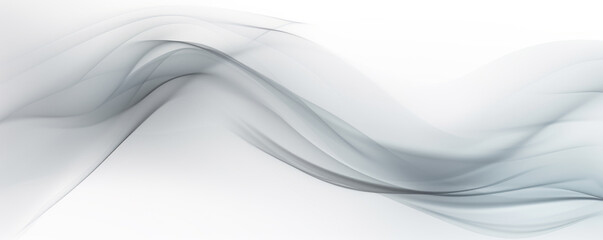 Obraz premium Abstract soft waiving lines smoke background in white and blue colour