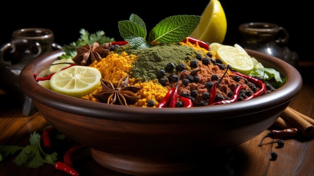 Assorted Indian Recipes Food Various Spices , Background Images , Hd Wallpapers, Background Image