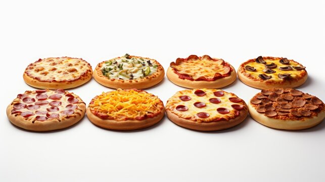 Collection Pizza Isolated On White Background , Background Images , Hd Wallpapers, Background Image