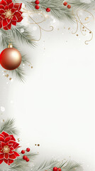 Christmas greeting card template, xmas greetings in advent in winter design, x-mas decoration