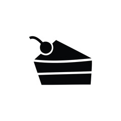 Cake Vector simple  editable birthday