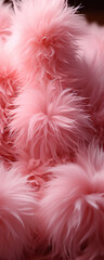 Ethereal Close-Up of Soft Pink Feathers
