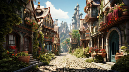 A fairy-tale town