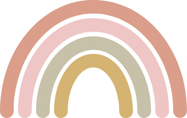 Cute colorful rainbow icon. Perfect for kids, posters, prints, cards, fabric.