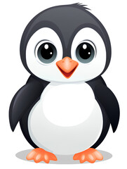 Obraz premium baby penguin cartoon
