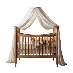crib isolated on a transparent background, png