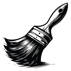 paintbrush of artists, the tool for workers, the brush for ink work