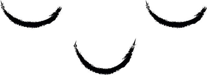 shy face vector icon in grunge style