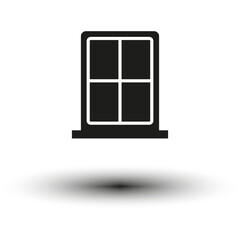 Window icon. Vector illustration. EPS 10.