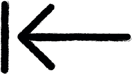 arrow with direct vector icon in grunge style