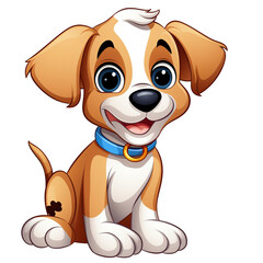 Ai Generated Art of cute doq with smile