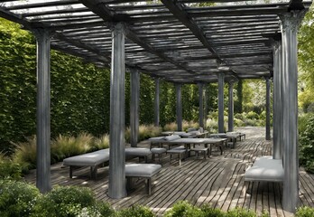 Ephemeral Echo: Hampstead Pergola's Timeless Tranquility