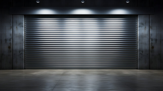 Roller doors or roller shutters are used for factories, warehouses, or hangars,