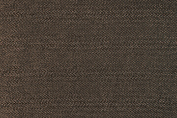 Textile background, brown coarse fabric texture, jacquard woven upholstery, furniture textile...