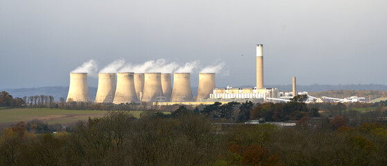 Ratcliffe on Soar power station in Nottinghamshire, UK