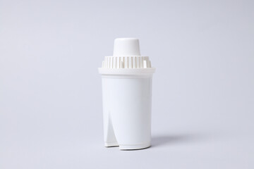 White water filter on a light background