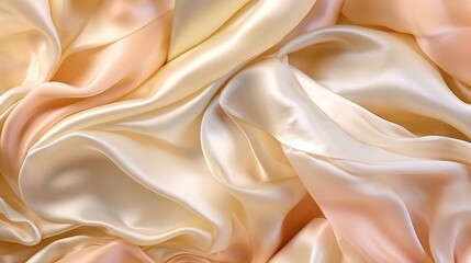 Fototapeta premium Background with luxurious pearlescent silk fabric