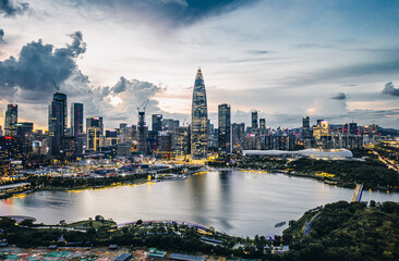 Shenzhen Talent Park panoramic city 