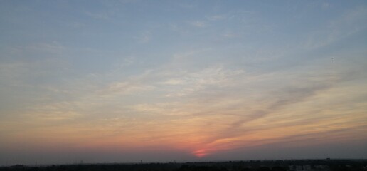 Obraz premium sunset in the sky