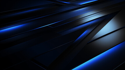 Abstract graphic - neon lights and sharp corners