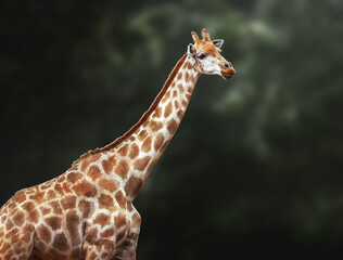 South African Giraffe (Giraffa camelopardalis giraffa)