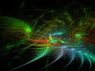 Imaginatory fractal abstract background Image