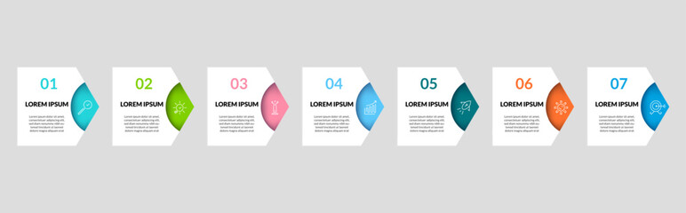 Vector Infographic design business template with icons and 10 options or steps