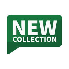 New Collection In Green Rectangle Shape For Update Product Promotion Business Marketing Social Media
