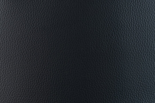 Smooth black leather texture
