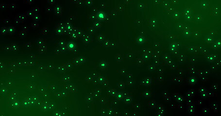 Green neon color Merry Christmas text illustration with green neon color snow in high-resolution. Green neon color Merry Christmas animation.