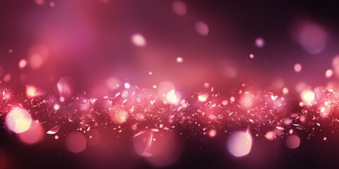 Glittering pink particles, ideal for festive occasions, beauty product backgrounds, or fantasy illustrations.