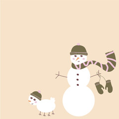 Snowman illustration