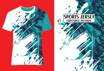 Sublimation Sports Jersey Tee Design | Athletic Apparel | Customizable Print | Performance Wear | Digital Art