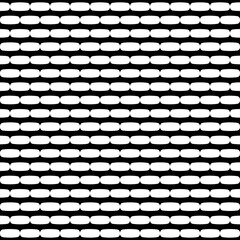 Black white geometric abstract texture. Classic fashion pattern - retro textile design.