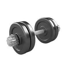 Naklejka premium Dumbbell isolated on transparent background