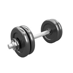 Dumbbell isolated on transparent background