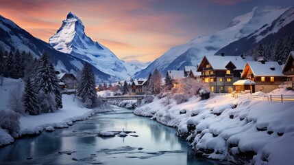 Winter wonderland in the villages 