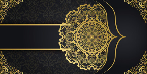 Gorgeous beautiful Arabesque style luxury ornamental greeting card. Luxury gold vintage invitation card. Decoration, Decorative, Ornament, Ornamental, India, Indian, invitation, Wedding, Anniversary, 